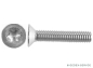 Preview: 1000 Stk ISO 14581 M2x3 A2 TX6 Senkschrauben mit Innensechsrund,  Edelstahl  ( ~ DIN 965 )